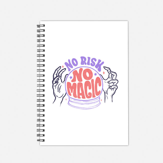 No Risk No Magic-none dot grid notebook-tobefonseca