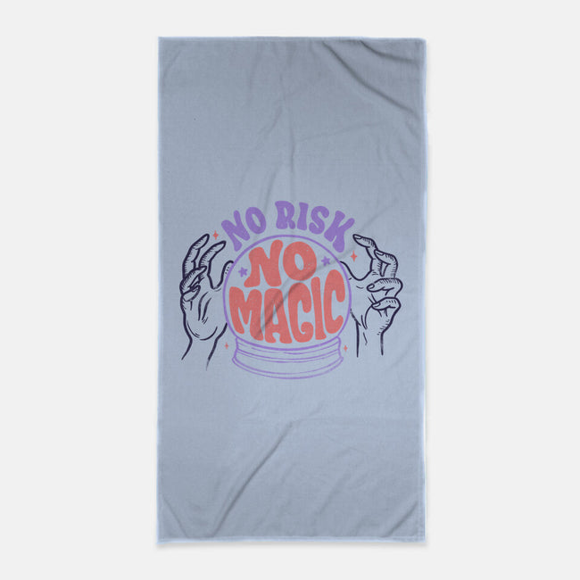 No Risk No Magic-none beach towel-tobefonseca