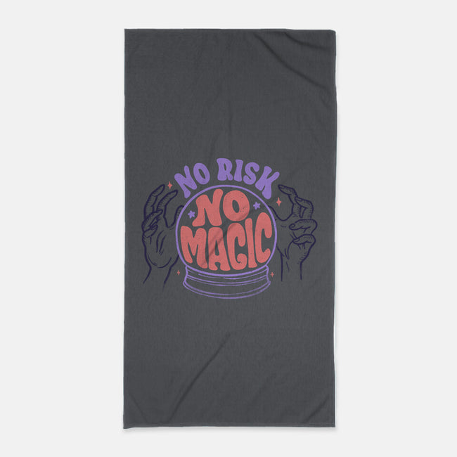 No Risk No Magic-none beach towel-tobefonseca