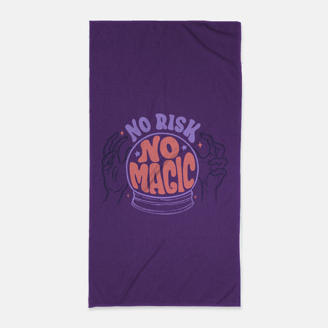 No Risk No Magic-none beach towel-tobefonseca