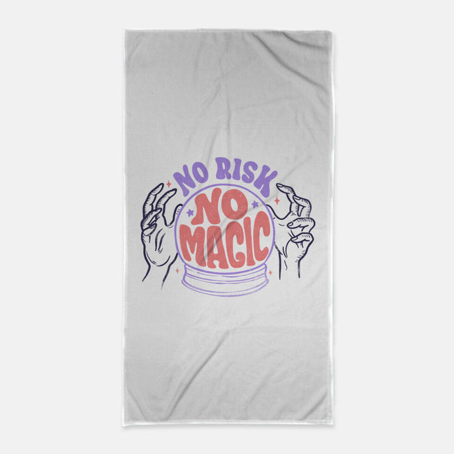 No Risk No Magic-none beach towel-tobefonseca