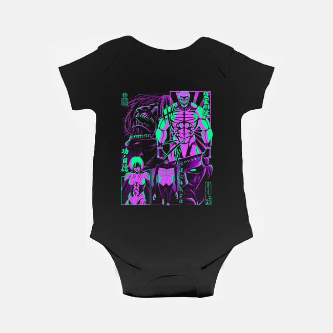 Retro Titans-baby basic onesie-albertocubatas