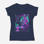 Retro Titans-womens v-neck tee-albertocubatas