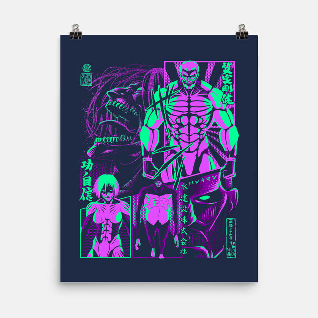 Retro Titans-none matte poster-albertocubatas