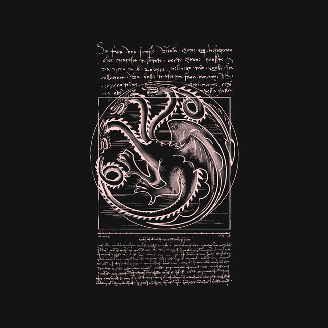Vitruvia Dragon-none stretched canvas-fanfabio