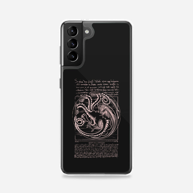 Vitruvia Dragon-samsung snap phone case-fanfabio