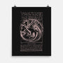 Vitruvia Dragon-none matte poster-fanfabio