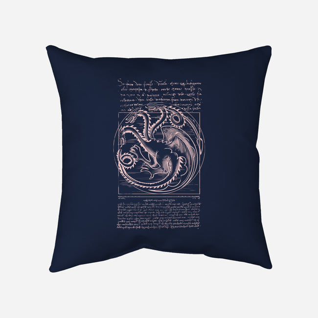 Vitruvia Dragon-none removable cover throw pillow-fanfabio