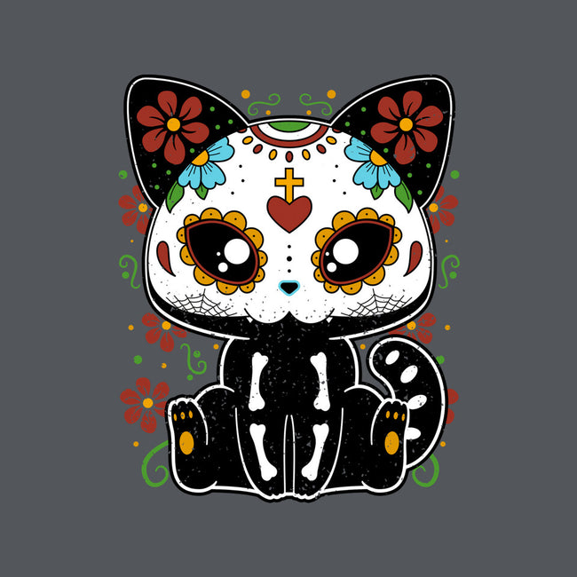 Dia De Los Gatos Muertos-none removable cover w insert throw pillow-retrodivision