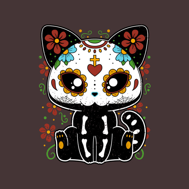 Dia De Los Gatos Muertos-none removable cover w insert throw pillow-retrodivision