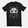 Dia De Los Gatos Muertos-womens basic tee-retrodivision