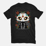 Dia De Los Gatos Muertos-mens heavyweight tee-retrodivision