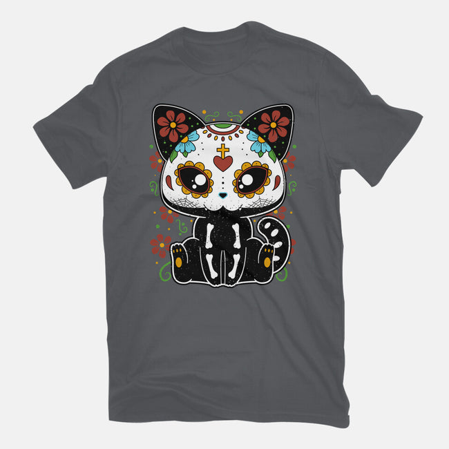 Dia De Los Gatos Muertos-womens basic tee-retrodivision