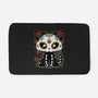 Dia De Los Gatos Muertos-none memory foam bath mat-retrodivision