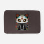 Dia De Los Gatos Muertos-none memory foam bath mat-retrodivision