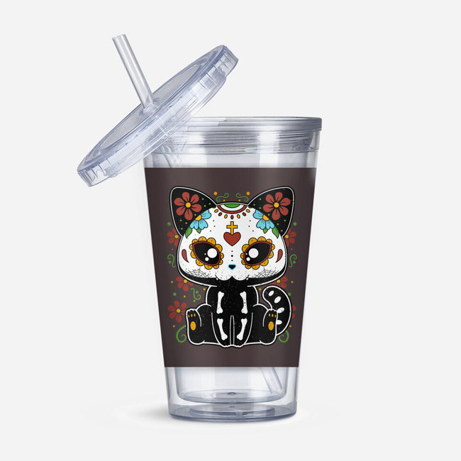 Dia De Los Gatos Muertos-none acrylic tumbler drinkware-retrodivision