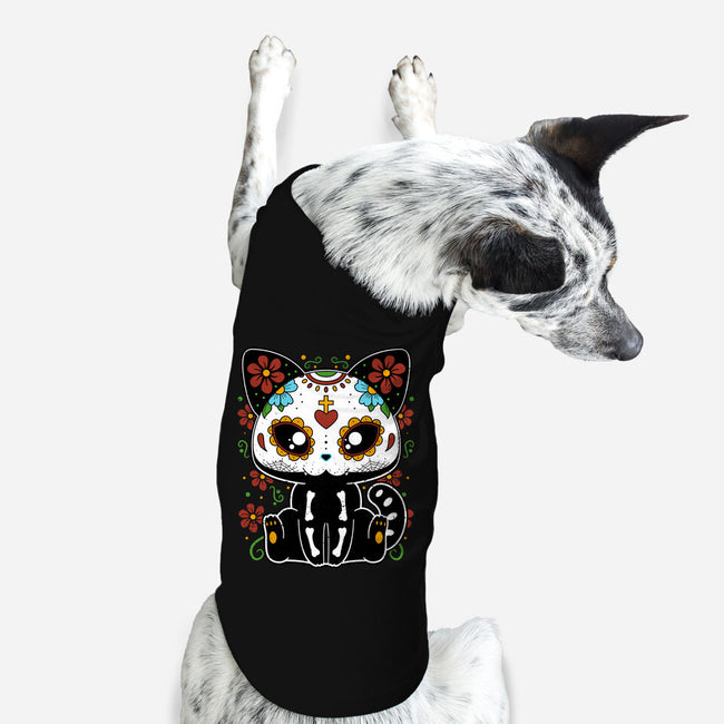 Dia De Los Gatos Muertos-dog basic pet tank-retrodivision