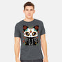 Dia De Los Gatos Muertos-mens heavyweight tee-retrodivision