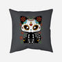 Dia De Los Gatos Muertos-none removable cover w insert throw pillow-retrodivision