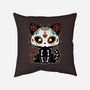Dia De Los Gatos Muertos-none removable cover w insert throw pillow-retrodivision