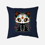 Dia De Los Gatos Muertos-none removable cover w insert throw pillow-retrodivision