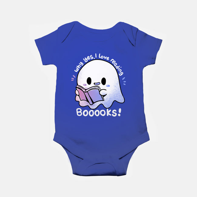 I Love Reading Booooks-baby basic onesie-TechraNova