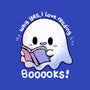 I Love Reading Booooks-womens off shoulder tee-TechraNova