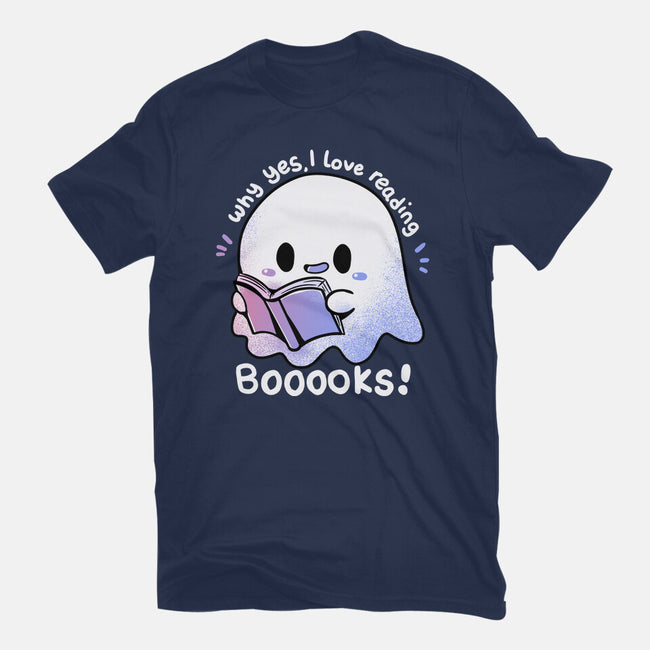 I Love Reading Booooks-mens basic tee-TechraNova