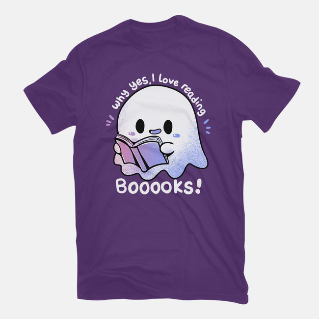 I Love Reading Booooks-womens basic tee-TechraNova