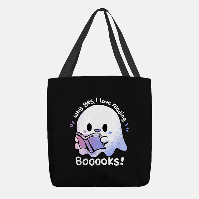 I Love Reading Booooks-none basic tote bag-TechraNova