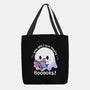 I Love Reading Booooks-none basic tote bag-TechraNova