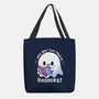 I Love Reading Booooks-none basic tote bag-TechraNova
