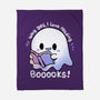 I Love Reading Booooks-none fleece blanket-TechraNova
