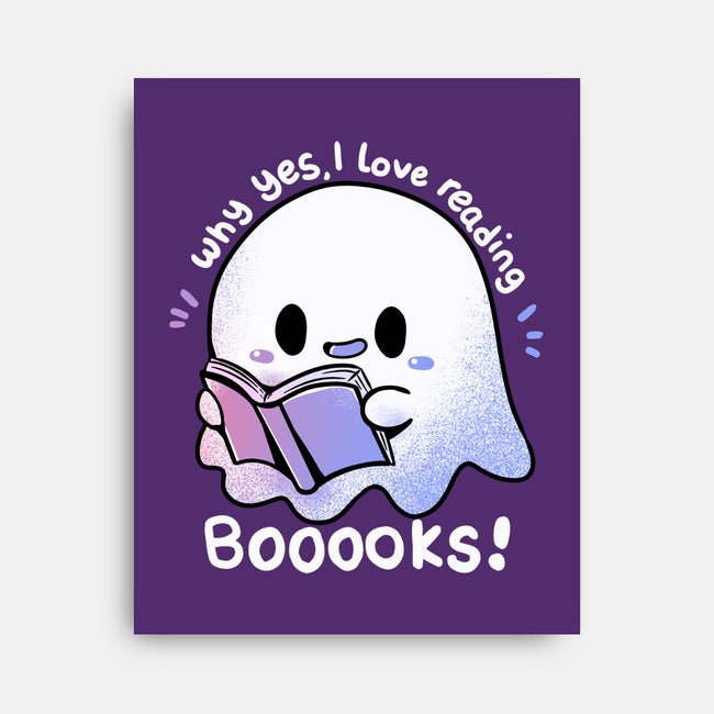 I Love Reading Booooks-none stretched canvas-TechraNova