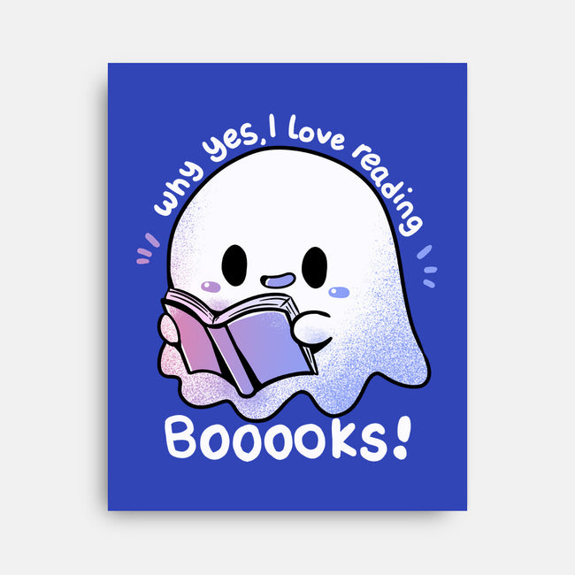 I Love Reading Booooks-none stretched canvas-TechraNova