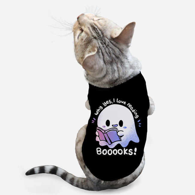 I Love Reading Booooks-cat basic pet tank-TechraNova