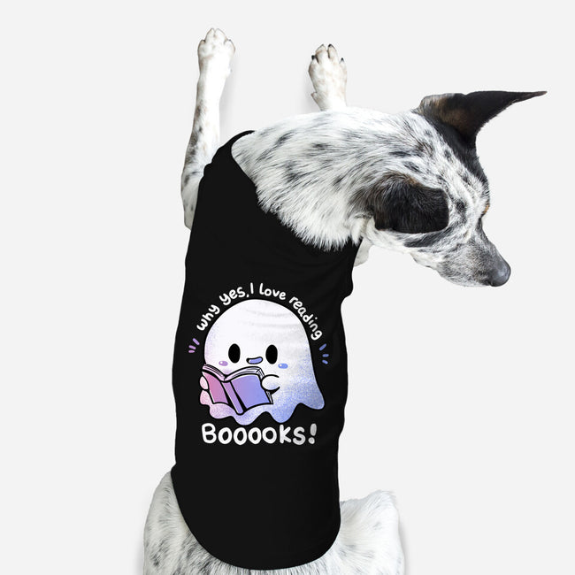 I Love Reading Booooks-dog basic pet tank-TechraNova