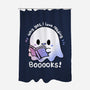 I Love Reading Booooks-none polyester shower curtain-TechraNova