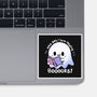 I Love Reading Booooks-none glossy sticker-TechraNova
