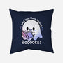 I Love Reading Booooks-none removable cover w insert throw pillow-TechraNova