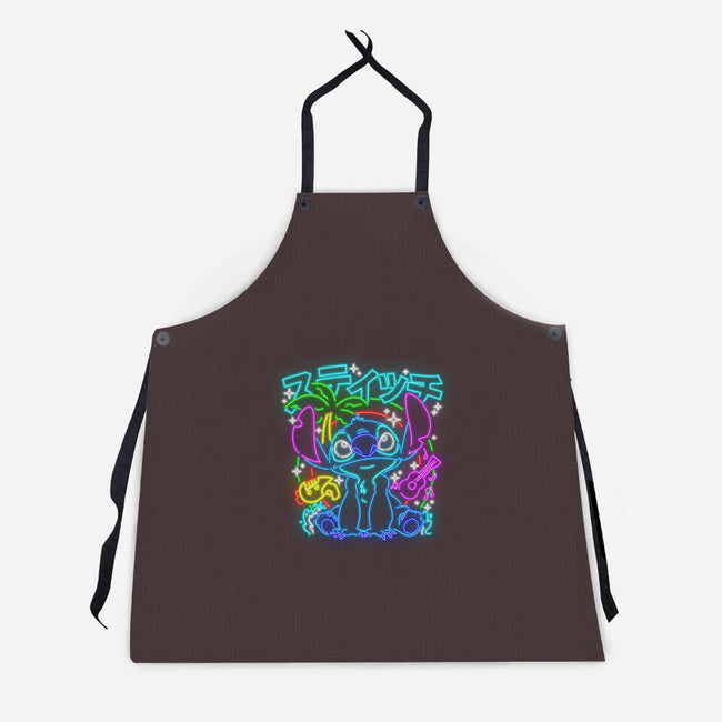 Experiment 626 Neon-unisex kitchen apron-Diegobadutees