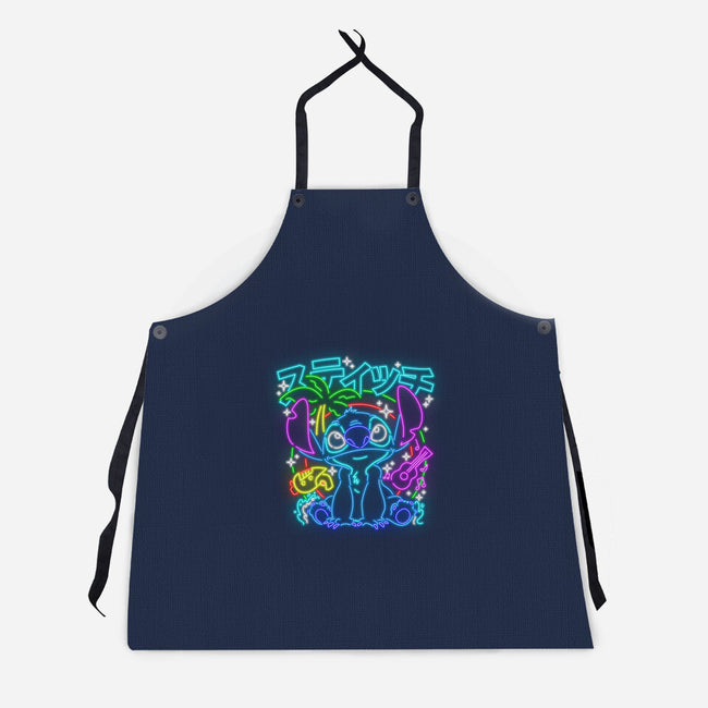 Experiment 626 Neon-unisex kitchen apron-Diegobadutees