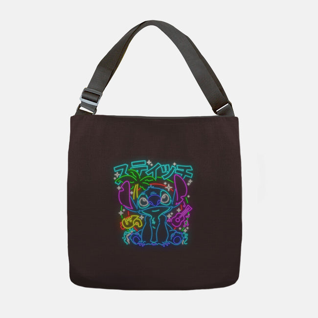 Experiment 626 Neon-none adjustable tote bag-Diegobadutees