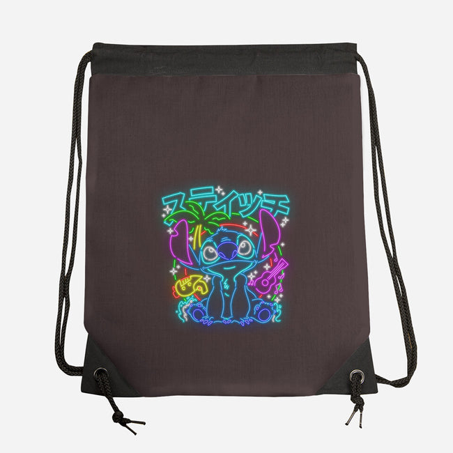 Experiment 626 Neon-none drawstring bag-Diegobadutees