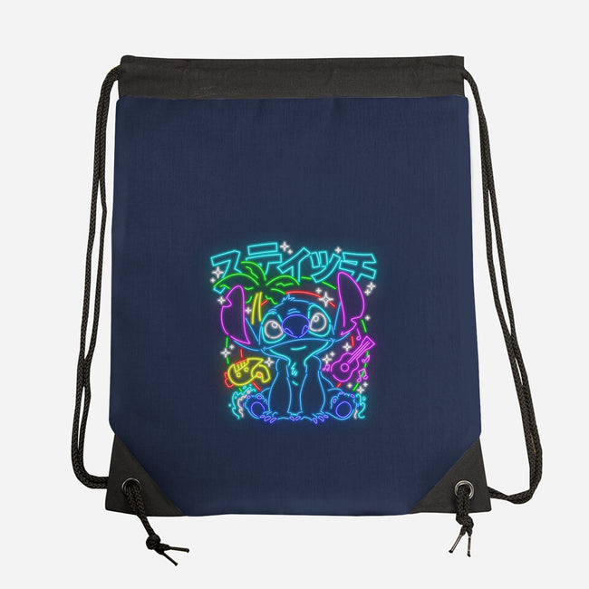 Experiment 626 Neon-none drawstring bag-Diegobadutees