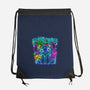 Experiment 626 Neon-none drawstring bag-Diegobadutees