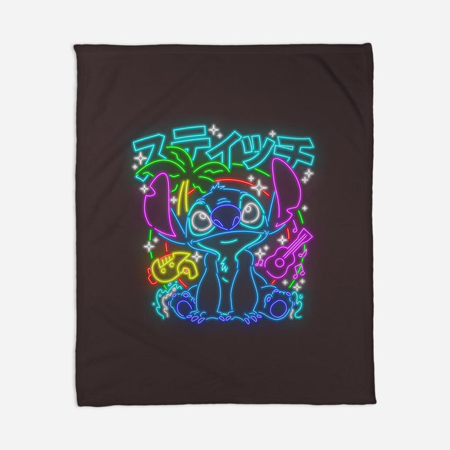 Experiment 626 Neon-none fleece blanket-Diegobadutees