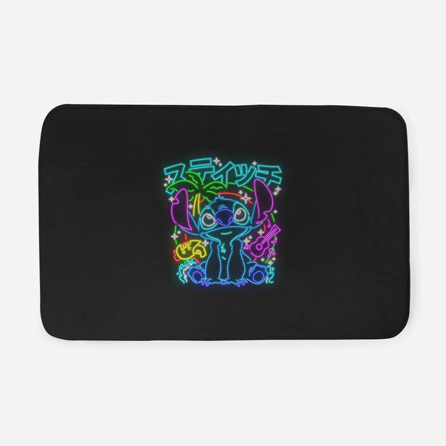 Experiment 626 Neon-none memory foam bath mat-Diegobadutees