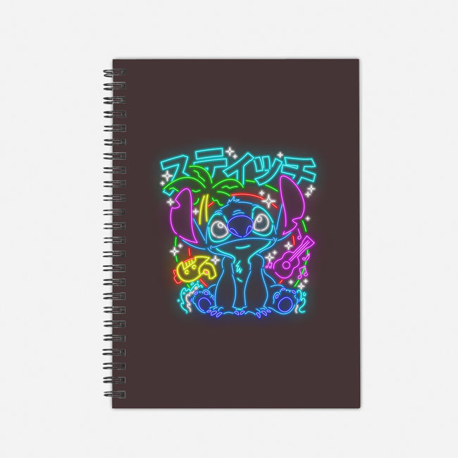 Experiment 626 Neon-none dot grid notebook-Diegobadutees