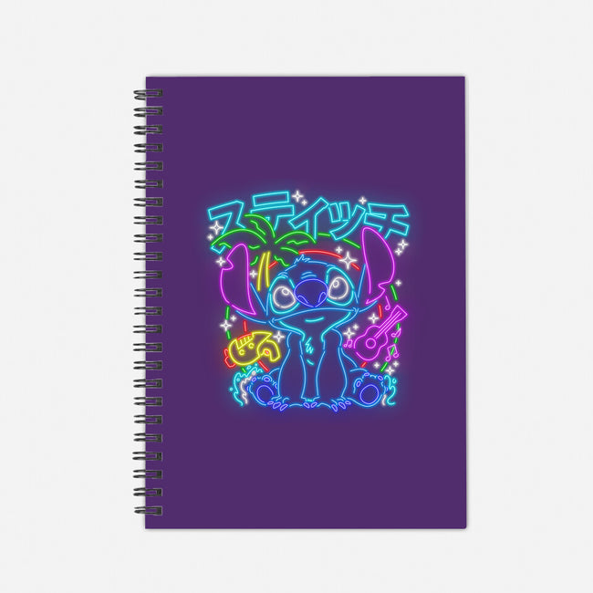 Experiment 626 Neon-none dot grid notebook-Diegobadutees